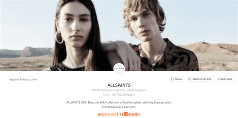 brand names like allsaints